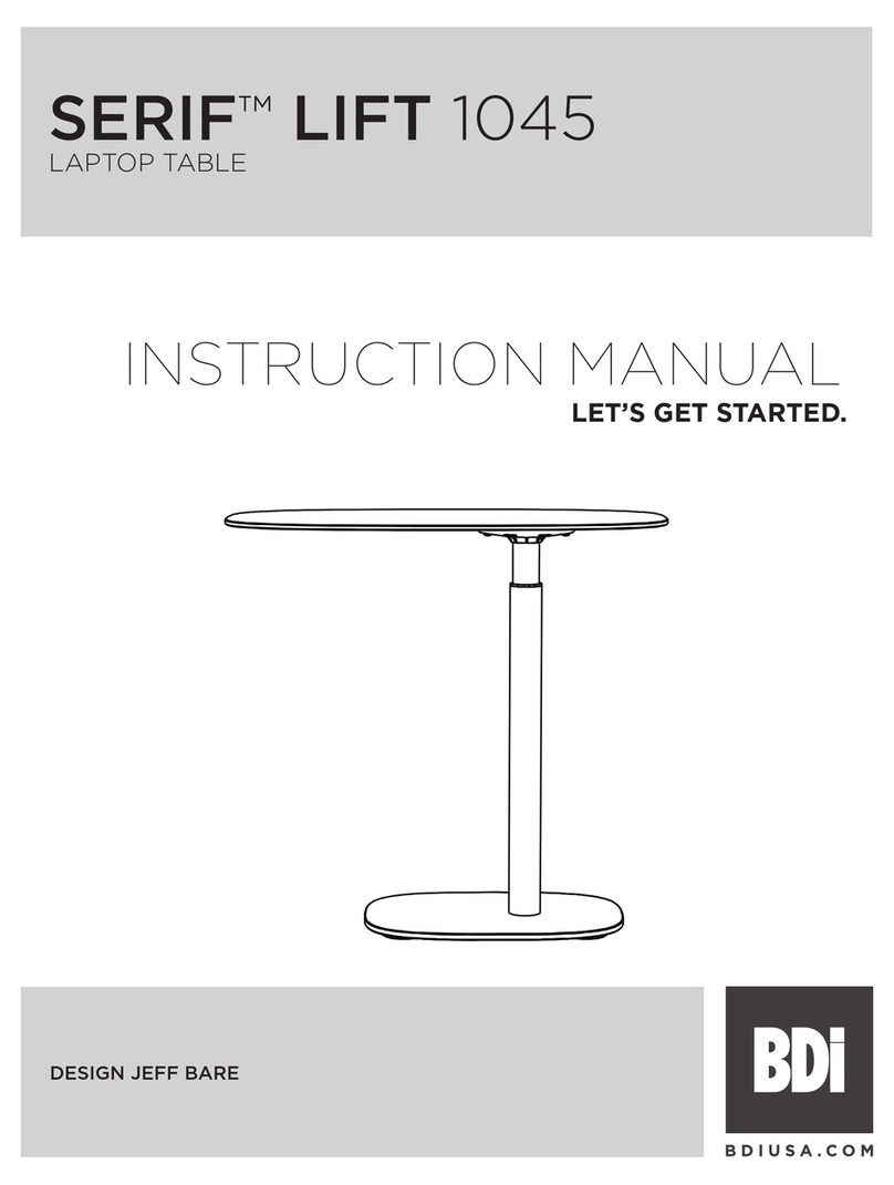 BDI SERIF LIFT 1045 User manual