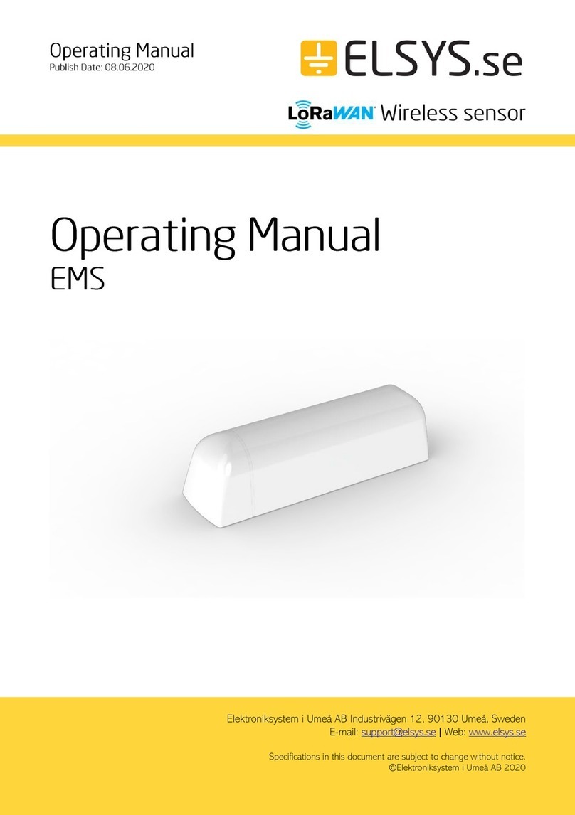 Elsys EMS operating manual