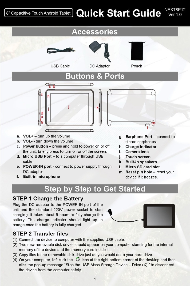 Nextbook Premium 8SE User manual