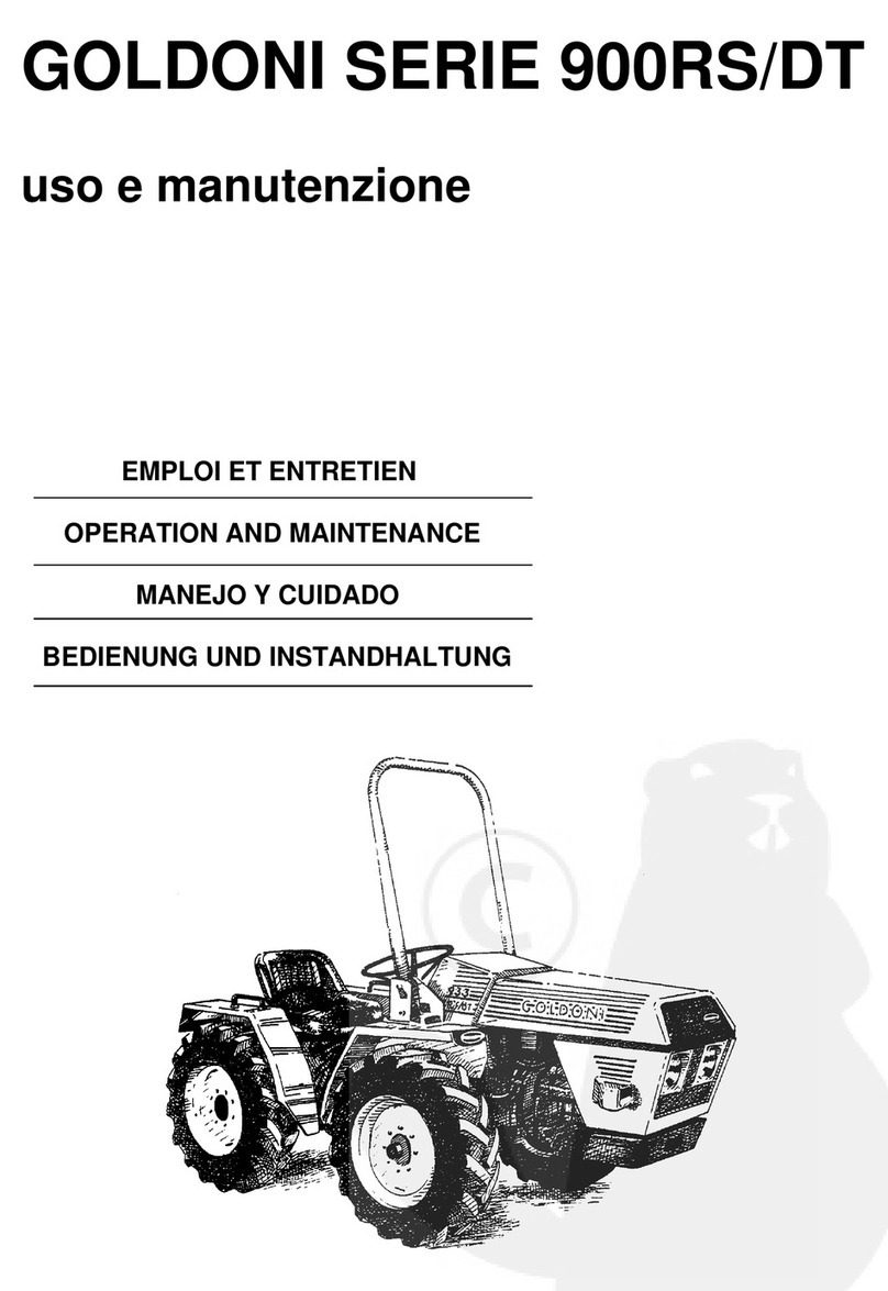 GOLDONI 900RS Series Installation guide