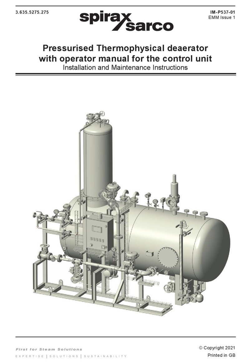Spirax Sarco BPS32 User manual
