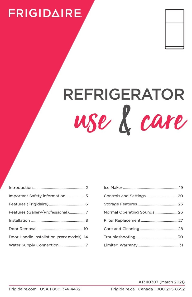 Frigidaire A13110307 use & care
