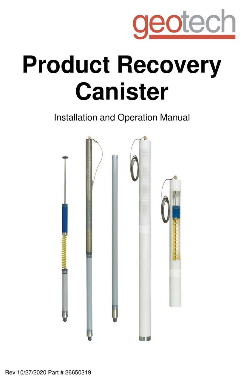 Geotech PRC Installation and operation manual Geotech PRC Installation and operation manual