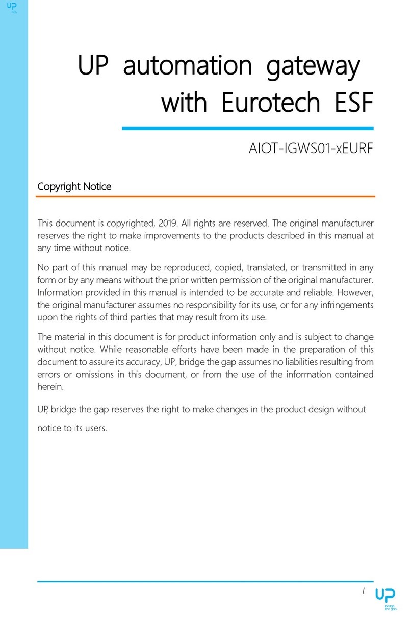 UP AIOT-IGWS01-xEURF User manual