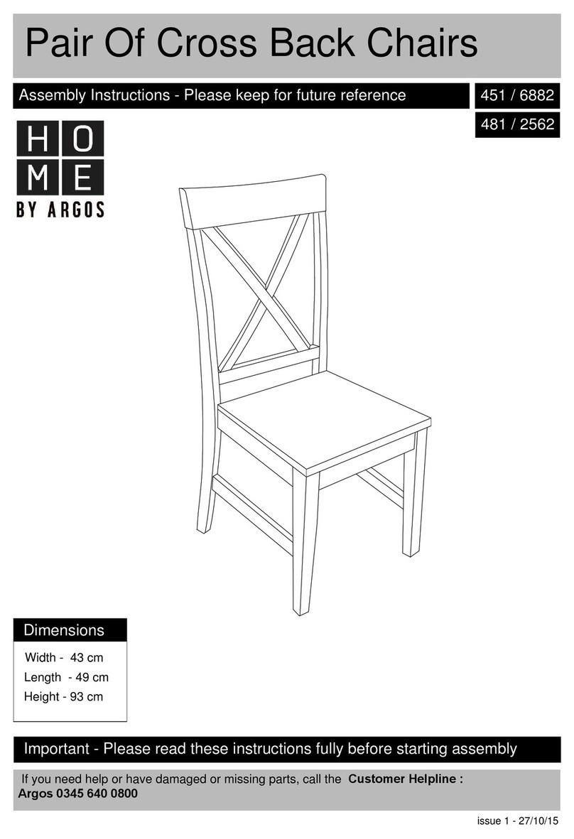 Argos Home 451/6882 Assembly instructions
