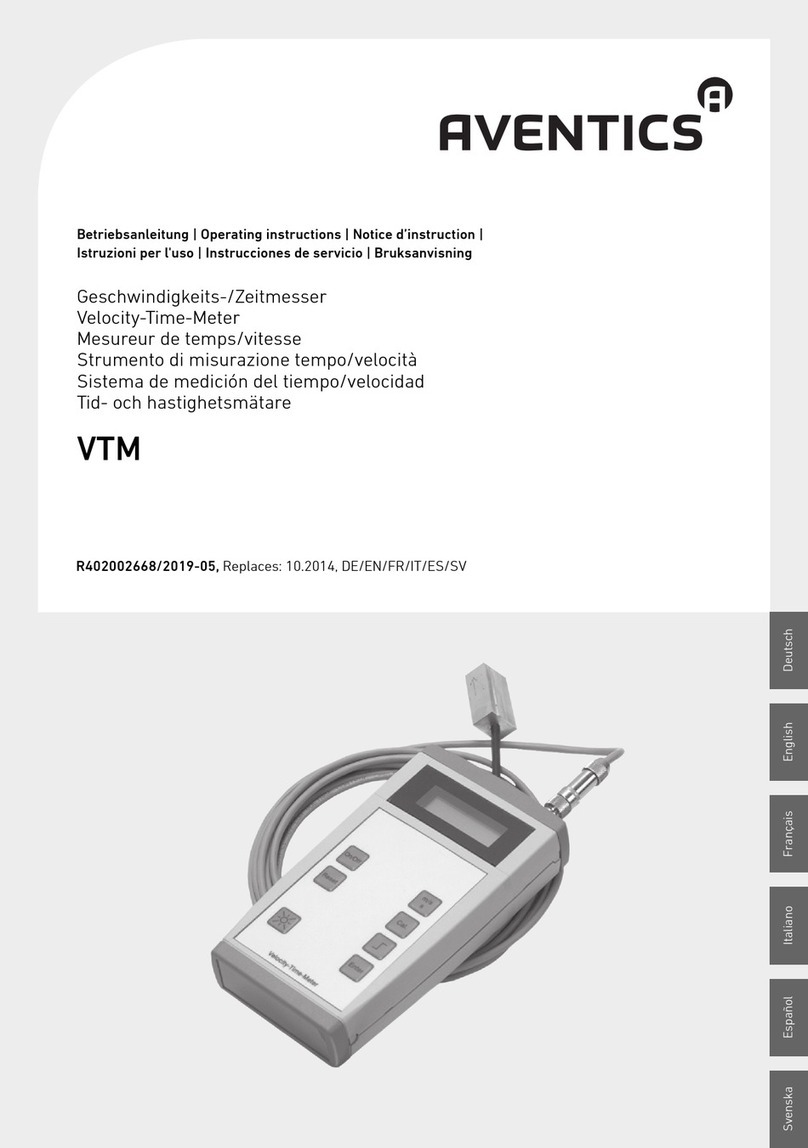 Aventics VTM operating instructions