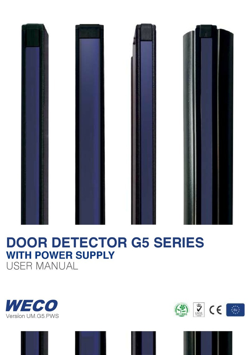 Weco G5 Series User manual
