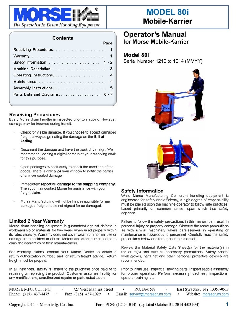 morse 80i Operator's manual