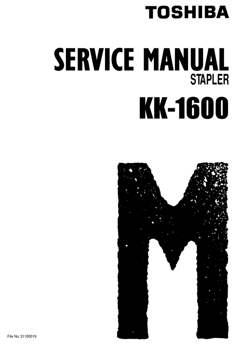 Toshiba KK-1600 Service manual