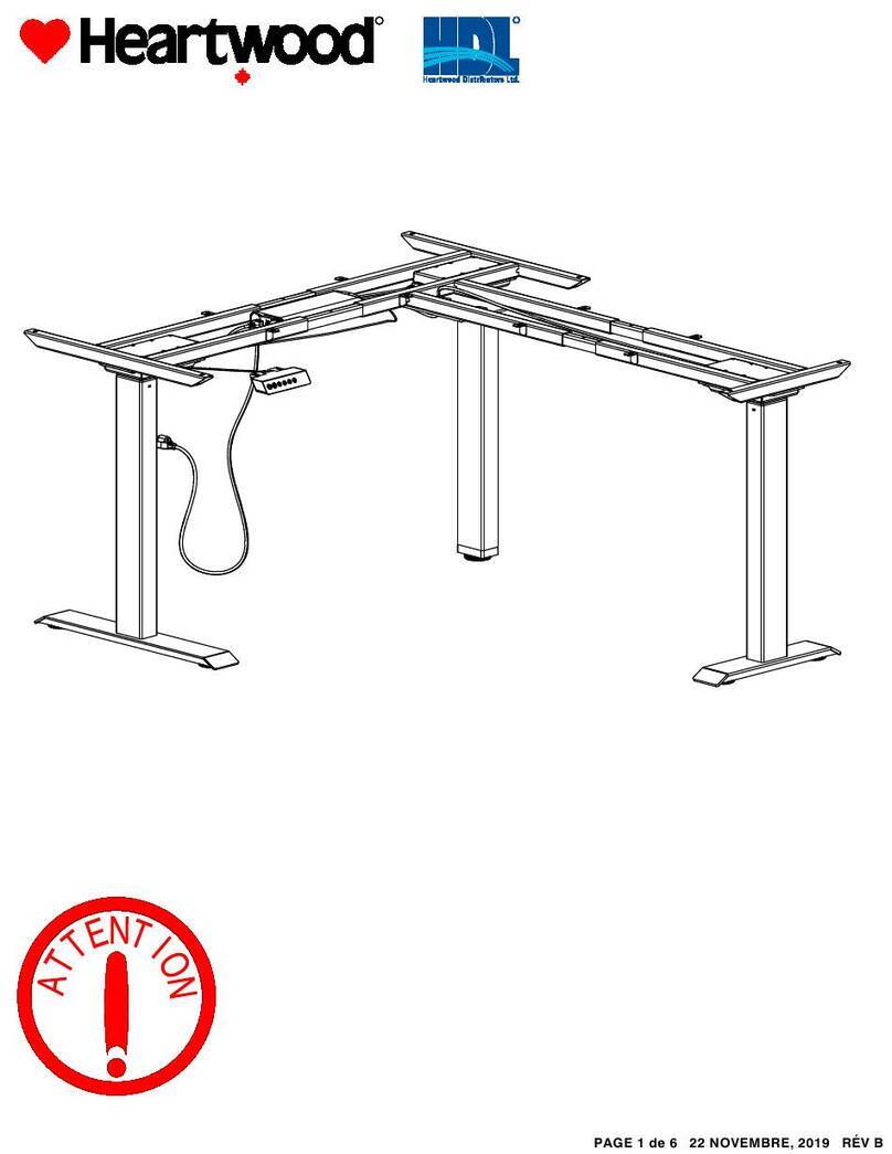 Heartwood ATHENA ATH-E1-3LEG Assembly instruction Heartwood ATHENA ATH-E1-3LEG Assembly instruction