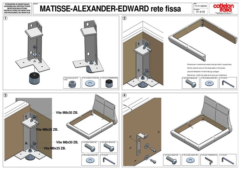 Cattelan Italia MATISSE Assembling instructions Cattelan Italia MATISSE Assembling instructions