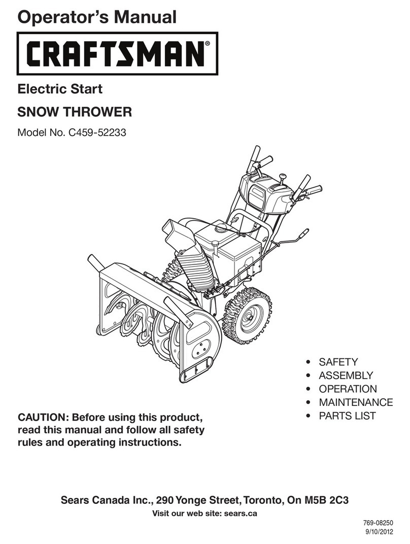 Craftsman C459-52233 Operator's manual
