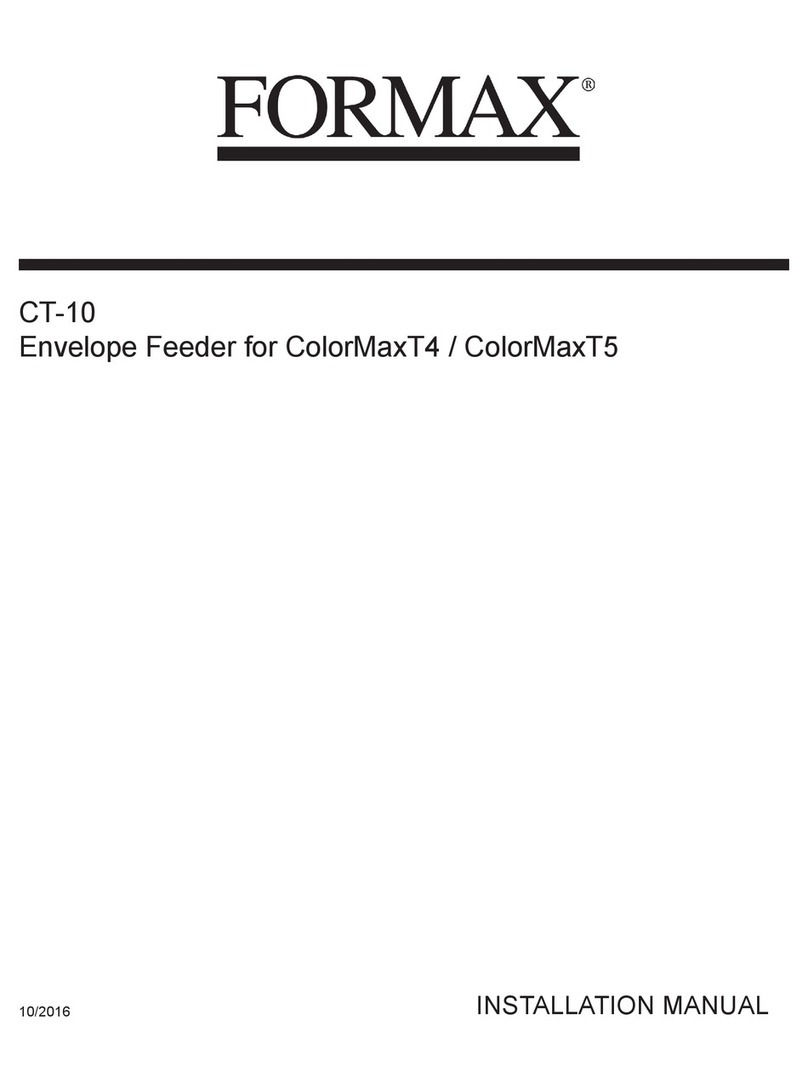 Formax CT-10 installation manual