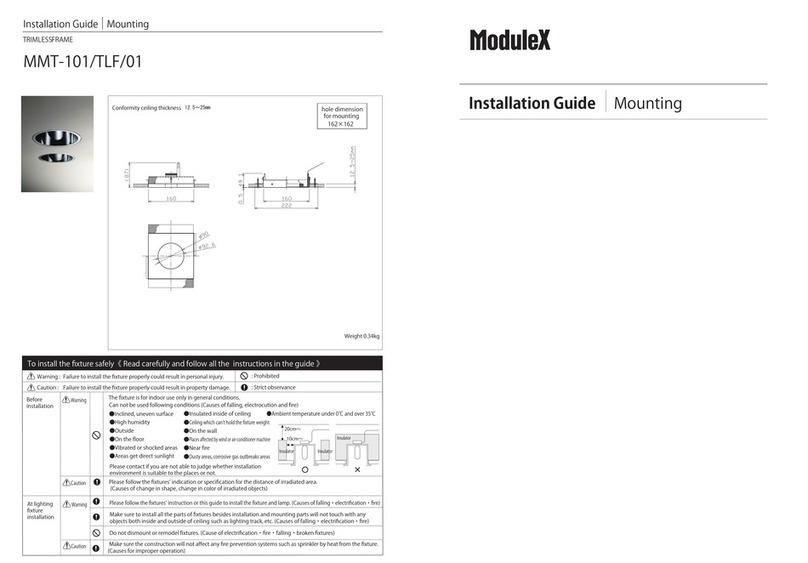 Modulex MMT-101/TLF/01 installation guide