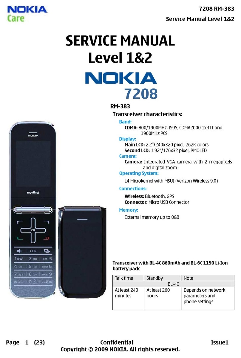 Nokia RM-383 User manual Nokia RM-383 User manual