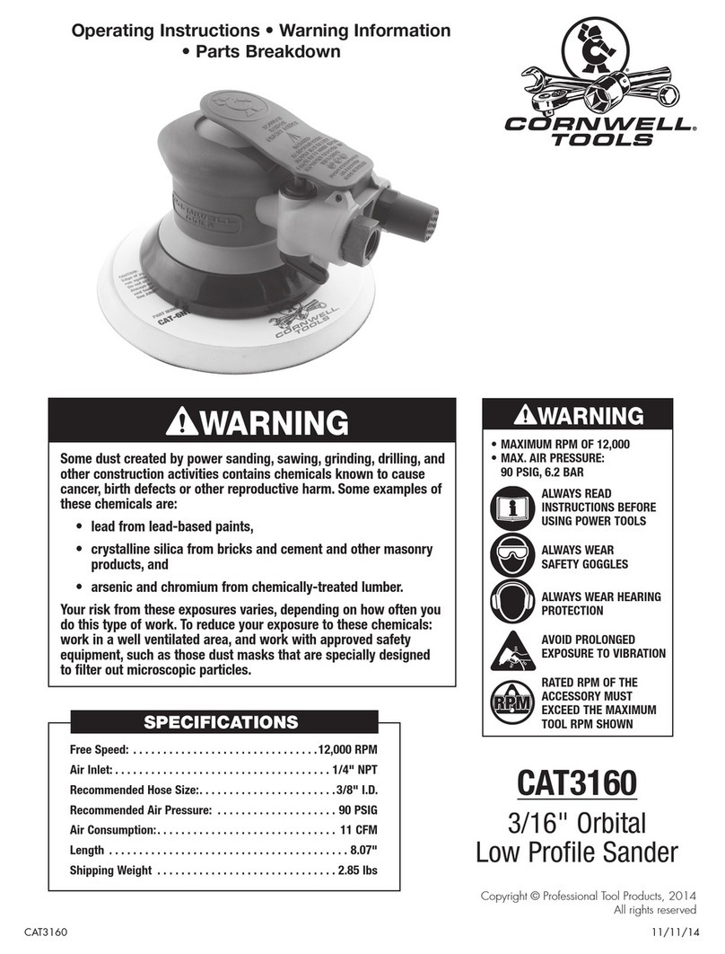 Cornwell Tools CAT3160 operating instructions