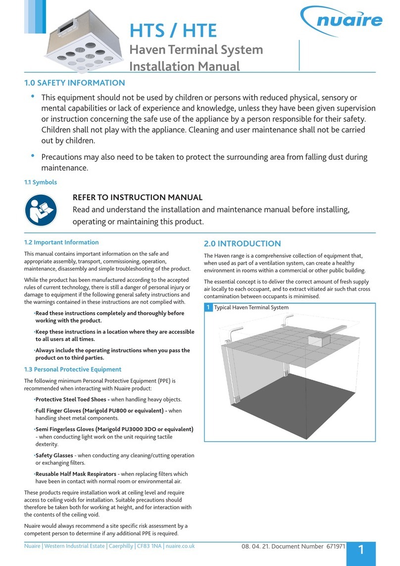 NuAire Haven HTS installation manual