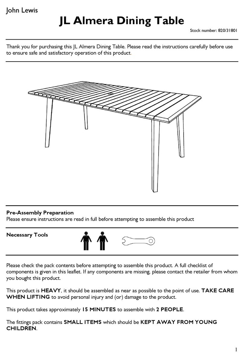 John Lewis JL Almera User manual John Lewis JL Almera User manual