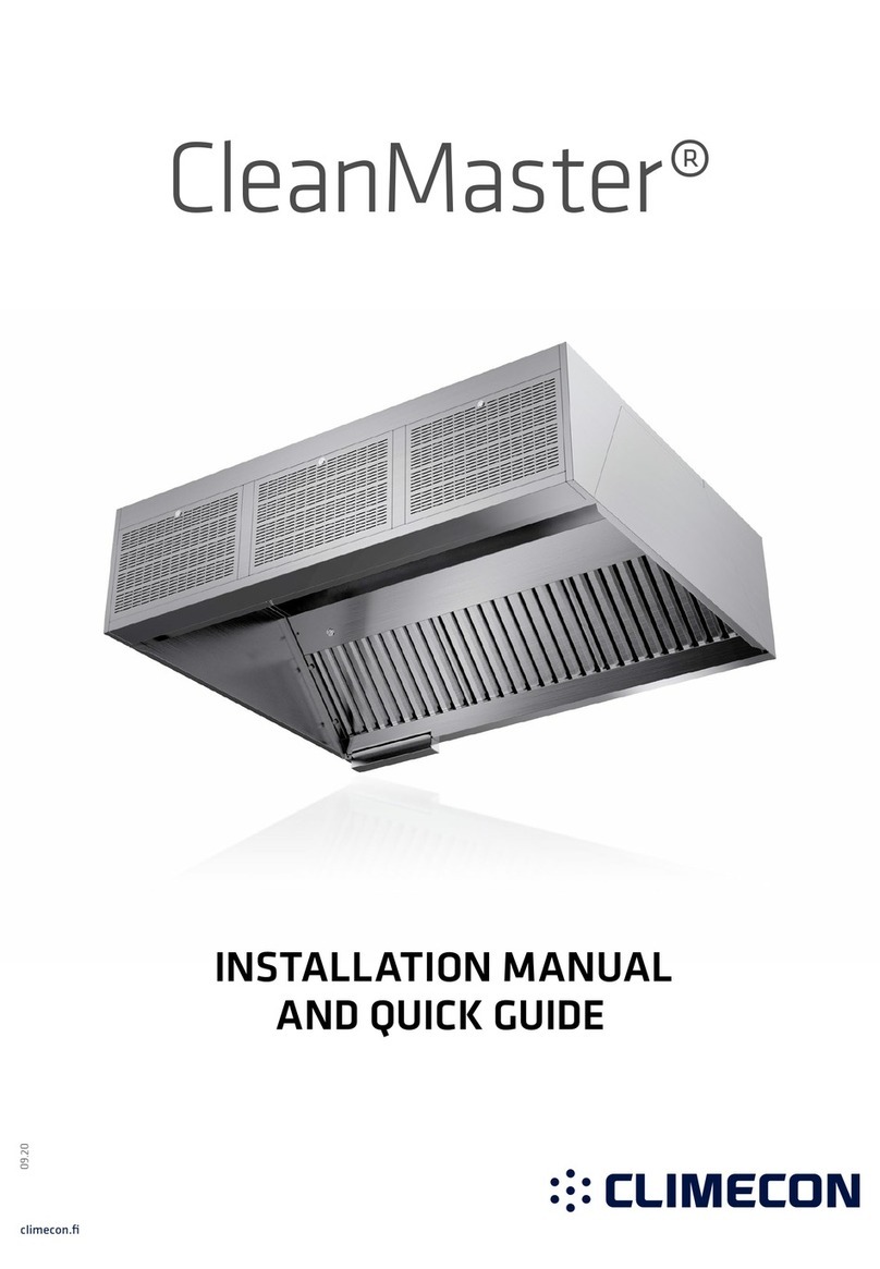 Climecon CLEANMASTER Series User manual