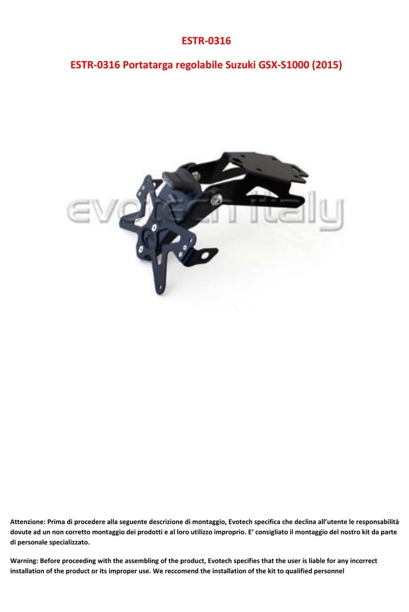Evotech ESTR-0316 quick start guide