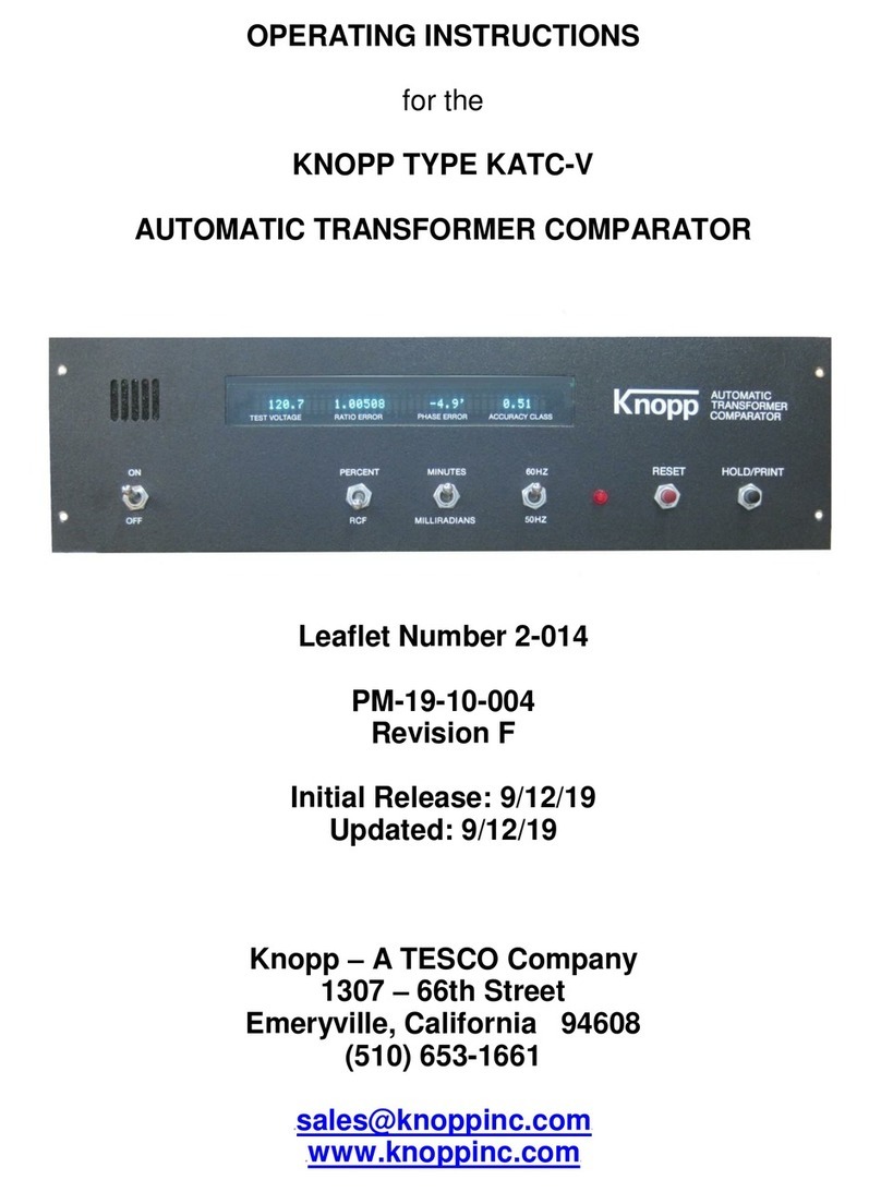 Tesco KNOPP KATC-V operating instructions