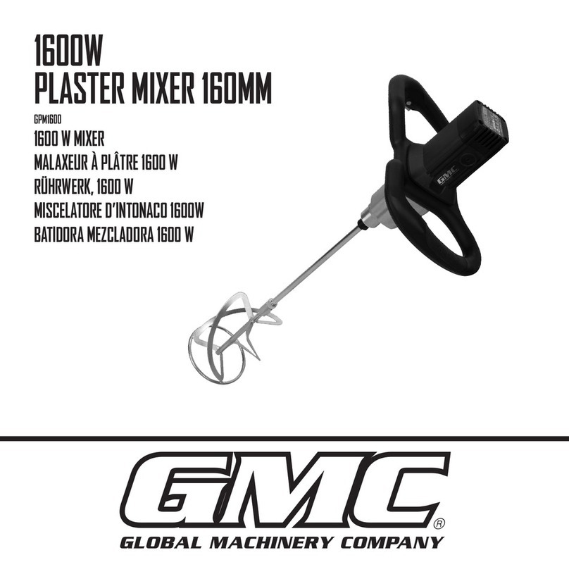 GMC GPM1600 Original instructions