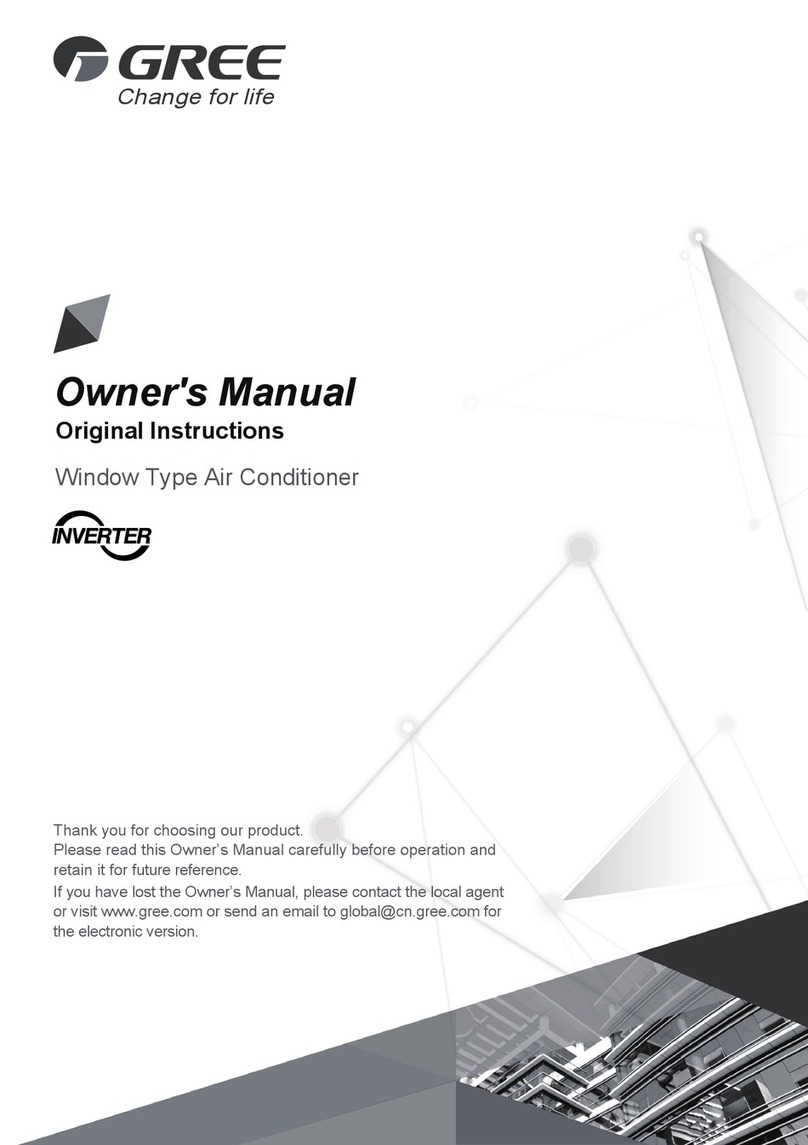 Gree GJC12AF-E3DRNG2A User manual