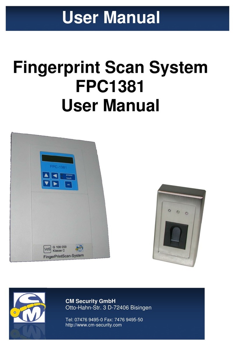 CM security FPC1381 user manual