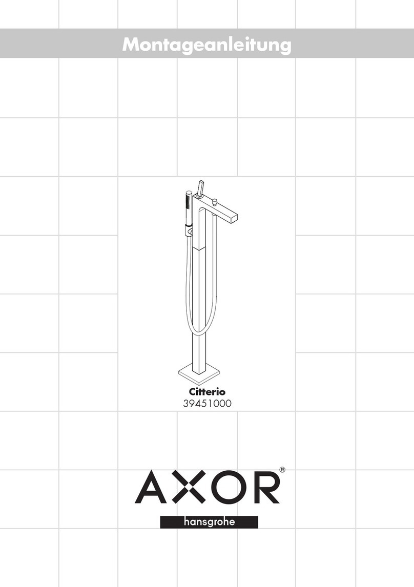 Hans Grohe Axor Citterio 39451000 manual