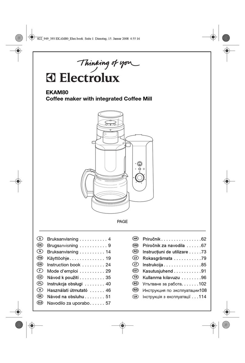 Electrolux EKAM80 Instruction book