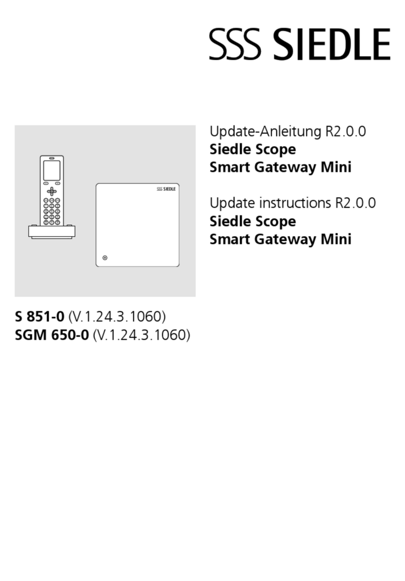 SSS Siedle Siedle Scope Technical manual
