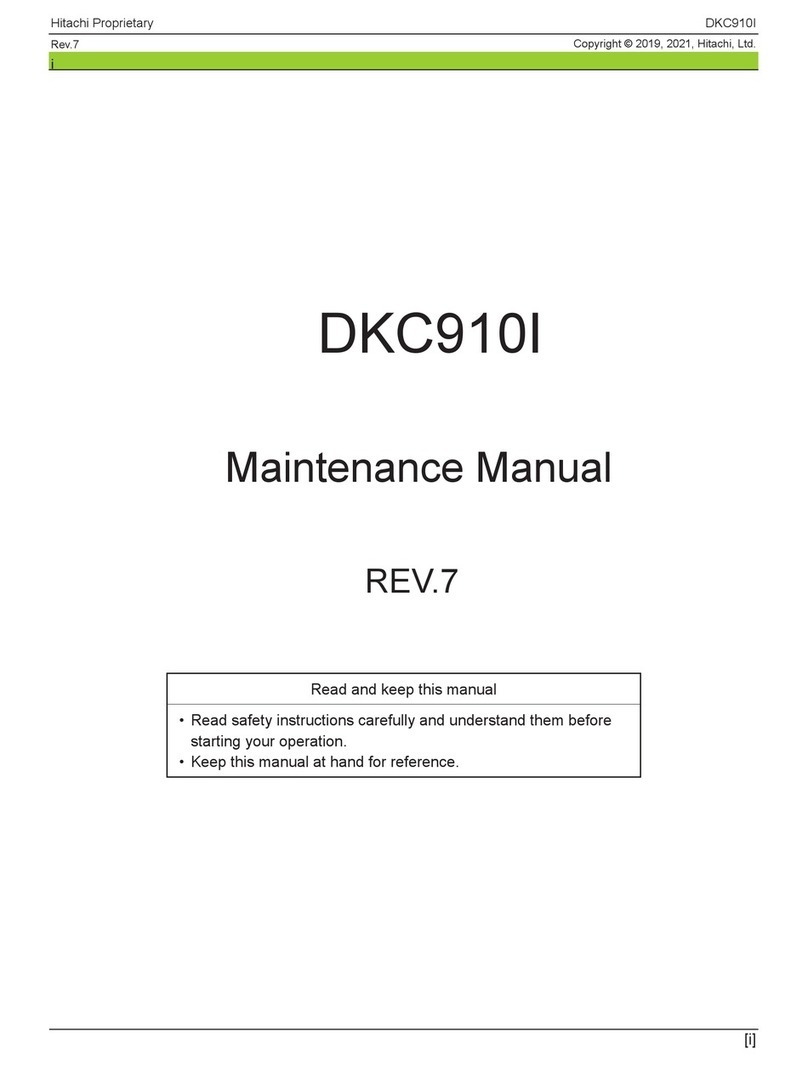 Hitachi DKC910I-CBXA User manual