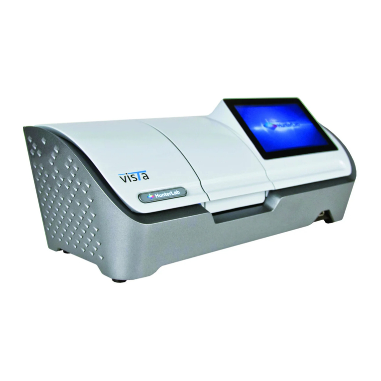 HunterLab Vista Owner's manual