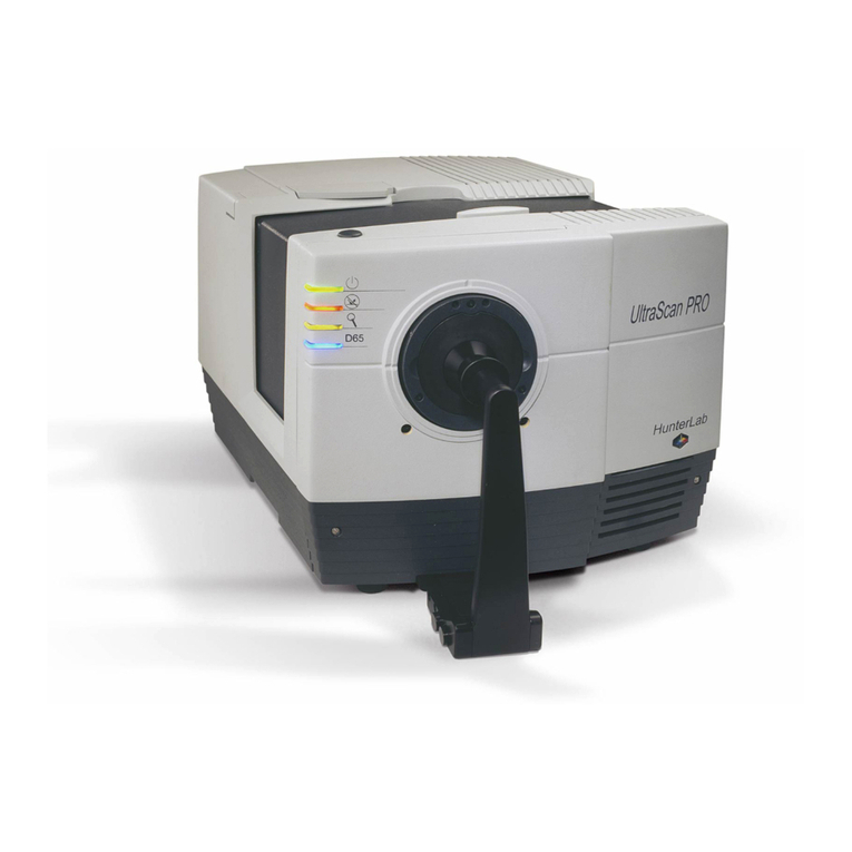 HunterLab UltraScan PRO Owner's manual