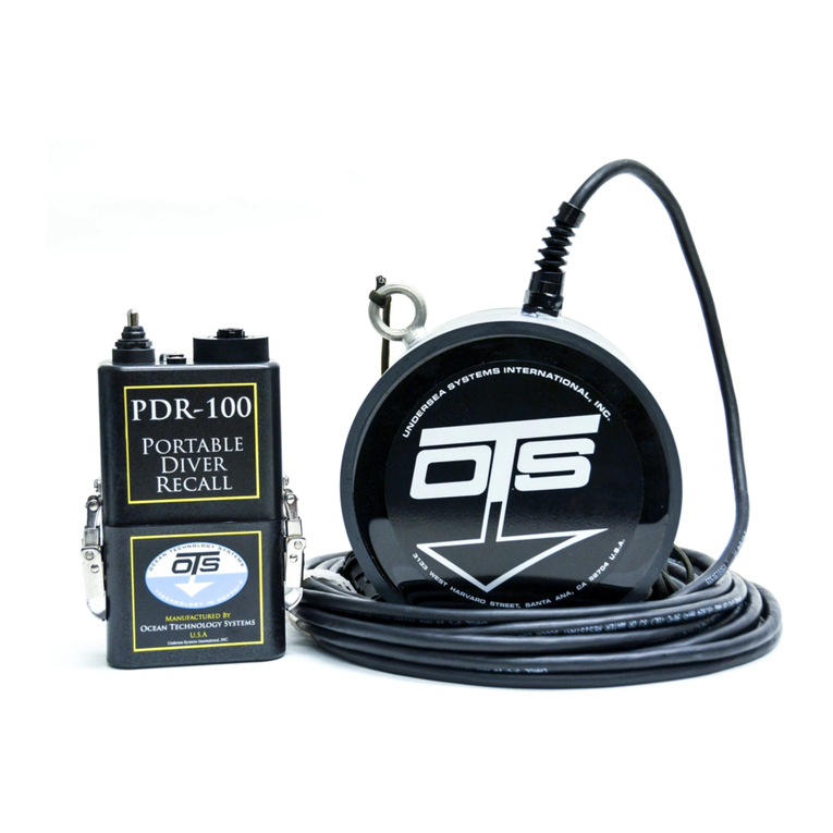 Ocean Technology Systems PDR-100 User manual Ocean Technology Systems PDR-100 User manual