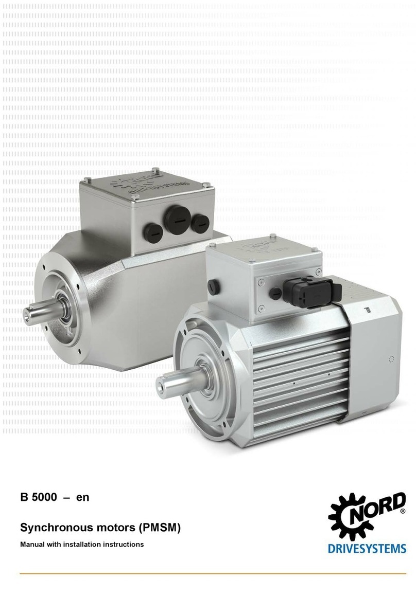 Nord Drivesystems PMSM Manual with installation instructions