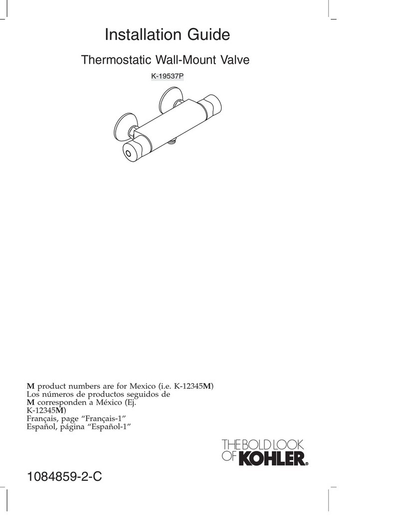Kohler K-19537P User manual Kohler K-19537P User manual