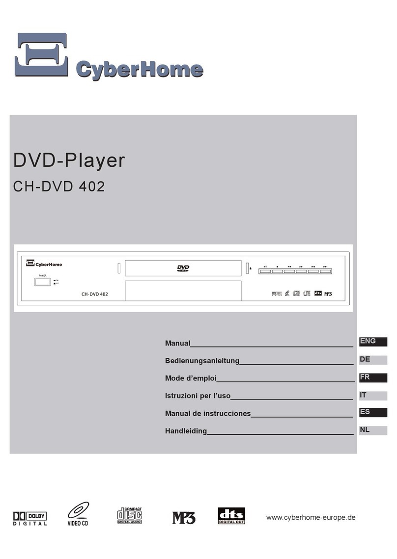 CyberHome CH-DVD 402 manual