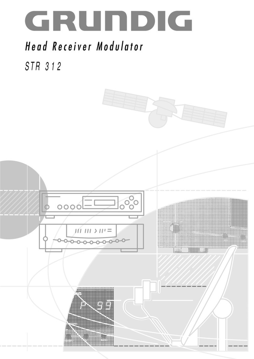 Grundig STR 312 Operating instructions