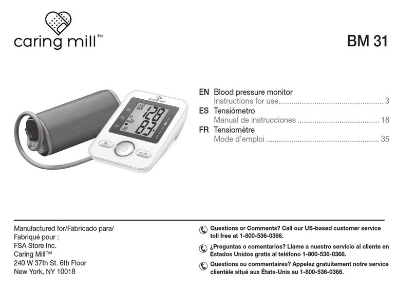 CARING MILL BM 31 User manual