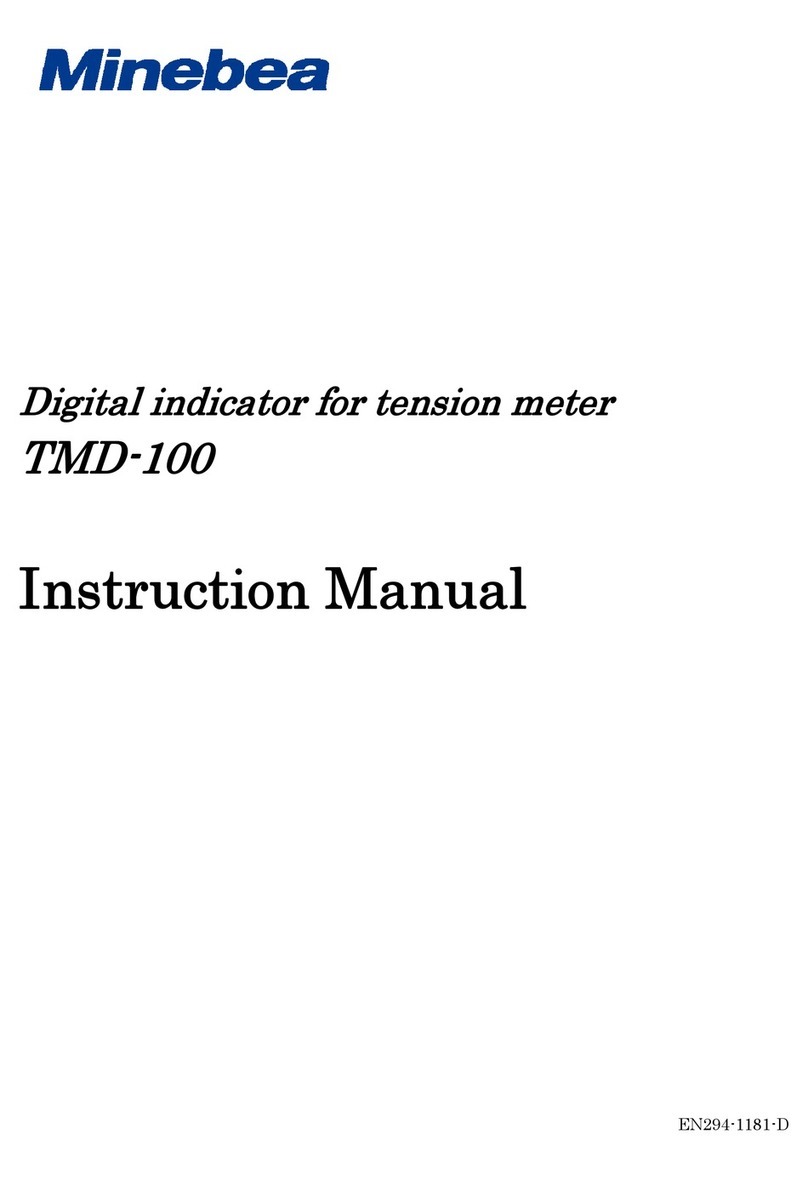 Minebea TMD-100 User manual