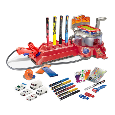 Mattel HotWheels Workshop Airbrush Auto Design Combo... User manual