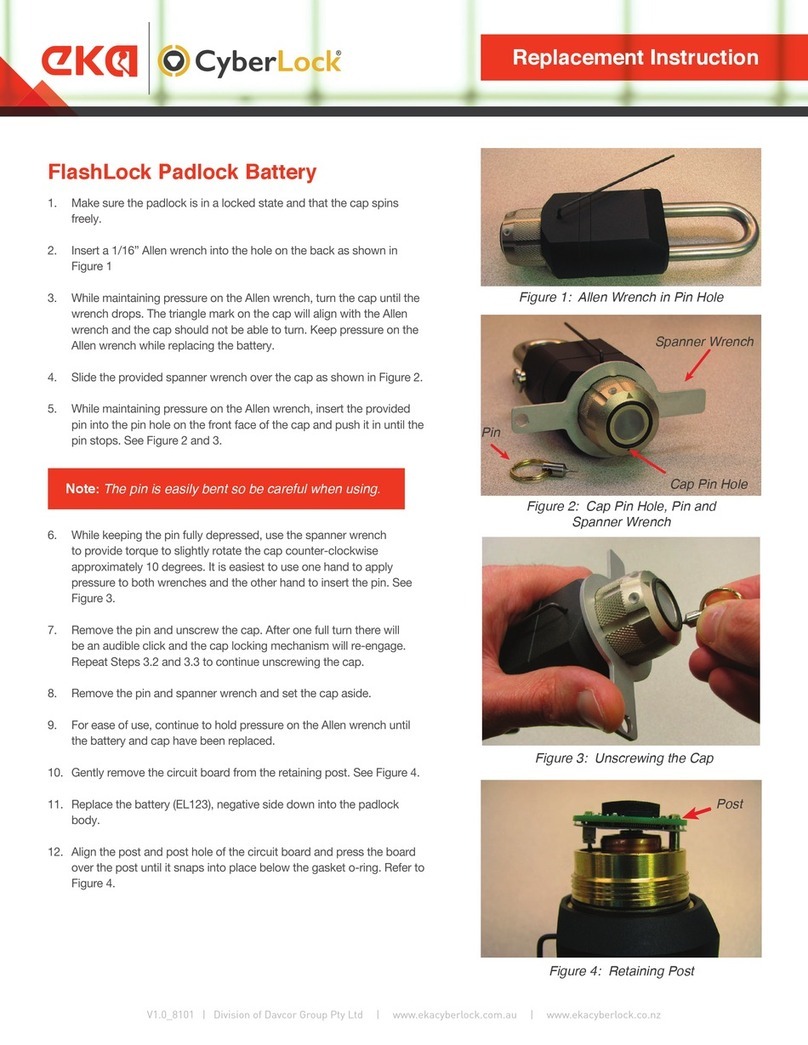Cyberlock eka FlashLock Replacement Instruction