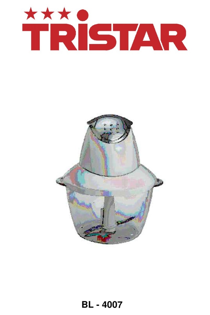 TriStar BL-4007 User instructions