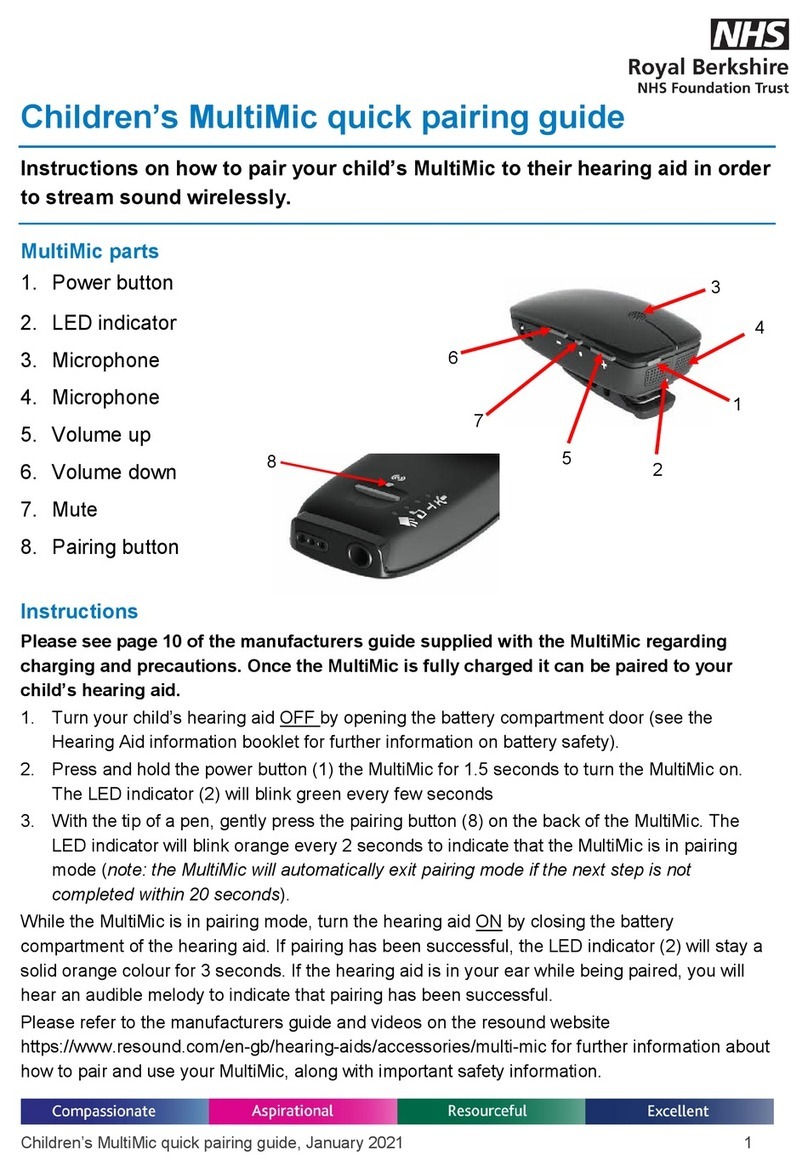 NHS MultiMic Quick pairing guide