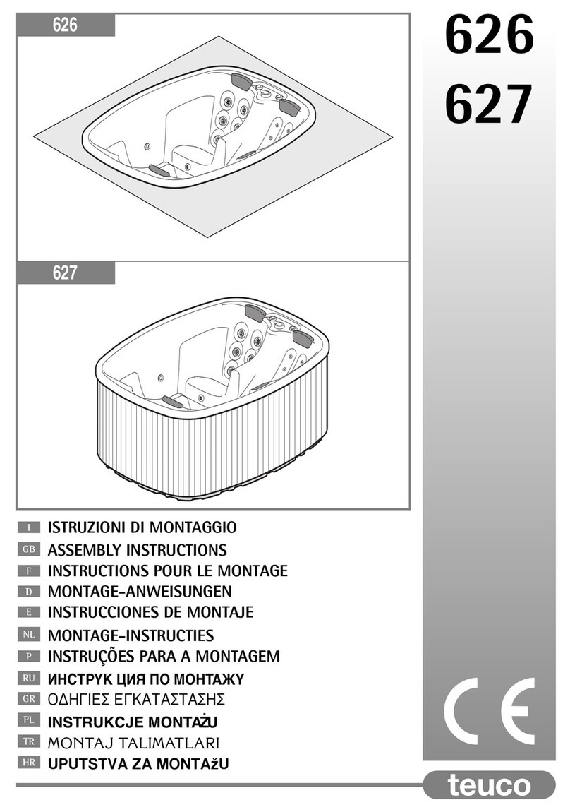 Teuco 2WSC18 Assembly instructions