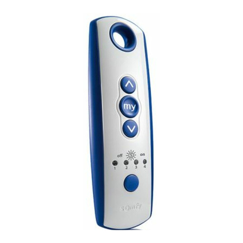 SOMFY Telis 4 Soliris RTS instructions