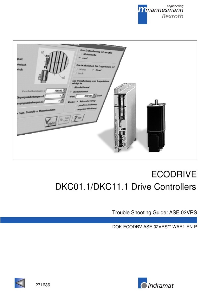 Mannesmann INDRAMAT ECODRIVE DKC01.1 troubleshooting guide