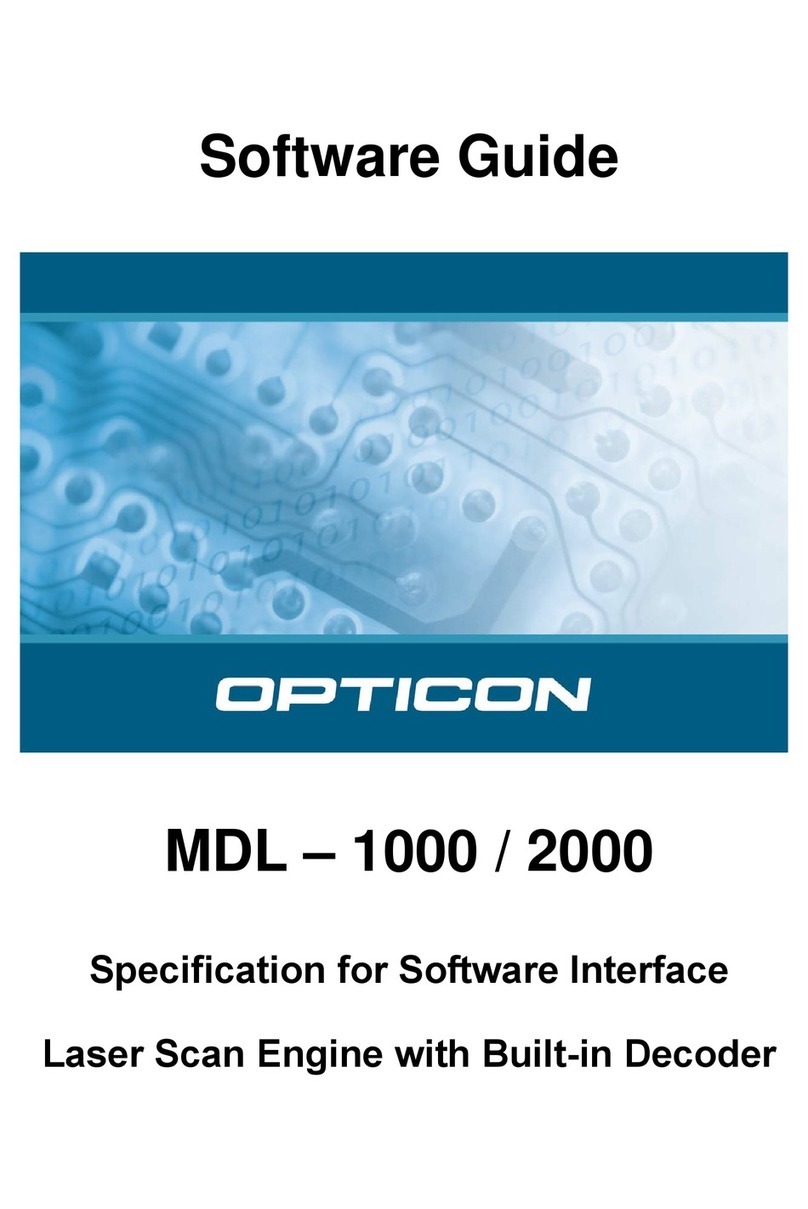 Opticon MDL-1000 Software guide Opticon MDL-1000 Software guide