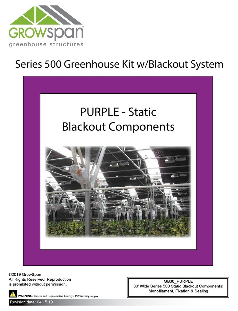 GrowSpan 500 Series User manual GrowSpan 500 Series User manual